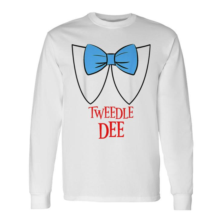 Tweedle Dee Costume Halloween Fairytale Character Long Sleeve T-Shirt