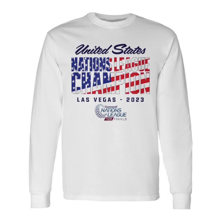 United State Champions Of The Concacaf Nations League Finals Long Sleeve T-Shirt