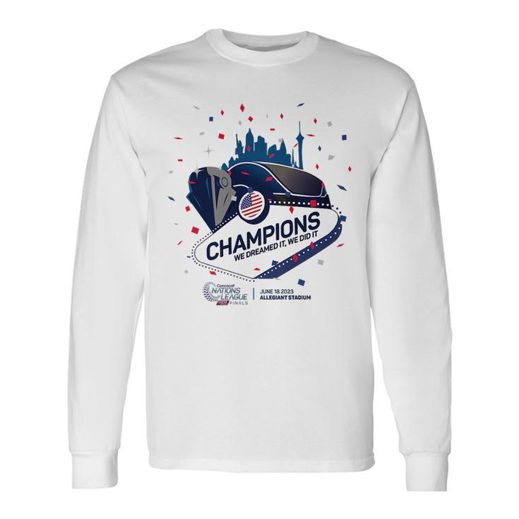 United State Champions Of The Concacaf Nations League Finals Long Sleeve T-Shirt T-Shirt