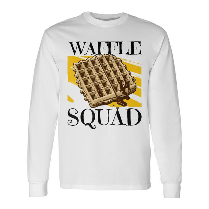 Waffle Squad Ironic Waffle Gourmet Hobby Chef Long Sleeve