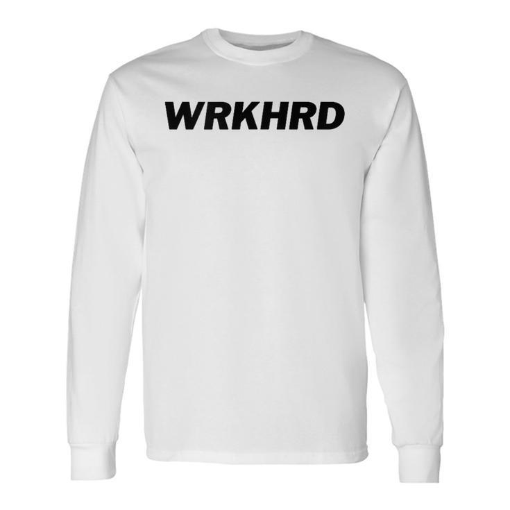 Wrkhrd Gym Pump Cover Oversized Gym Workout Long Sleeve T-Shirt