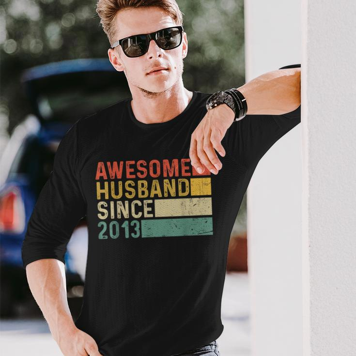10Th Wedding Anniversary For Him Awesome Husband 2013 Long Sleeve T-Shirt Gifts for Him