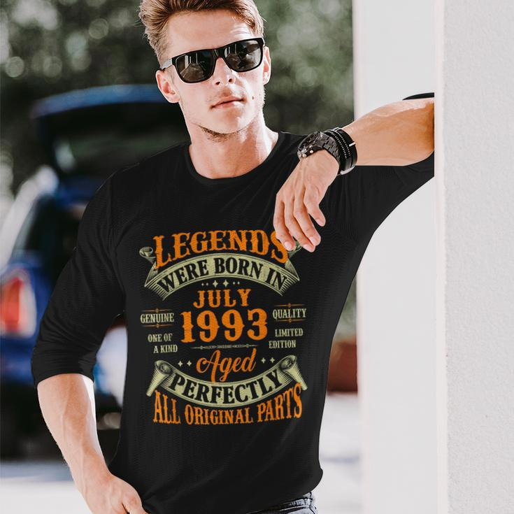 30 Year Old Awesome Since July 1993 30Th Birthday 30Th Birthday Long Sleeve T-Shirt T-Shirt Gifts for Him