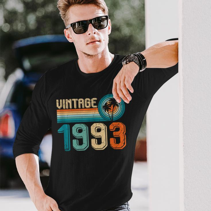 30 Year Old Vintage Born In 1993 30Th Birthday Retro Long Sleeve T-Shirt T-Shirt Gifts for Him