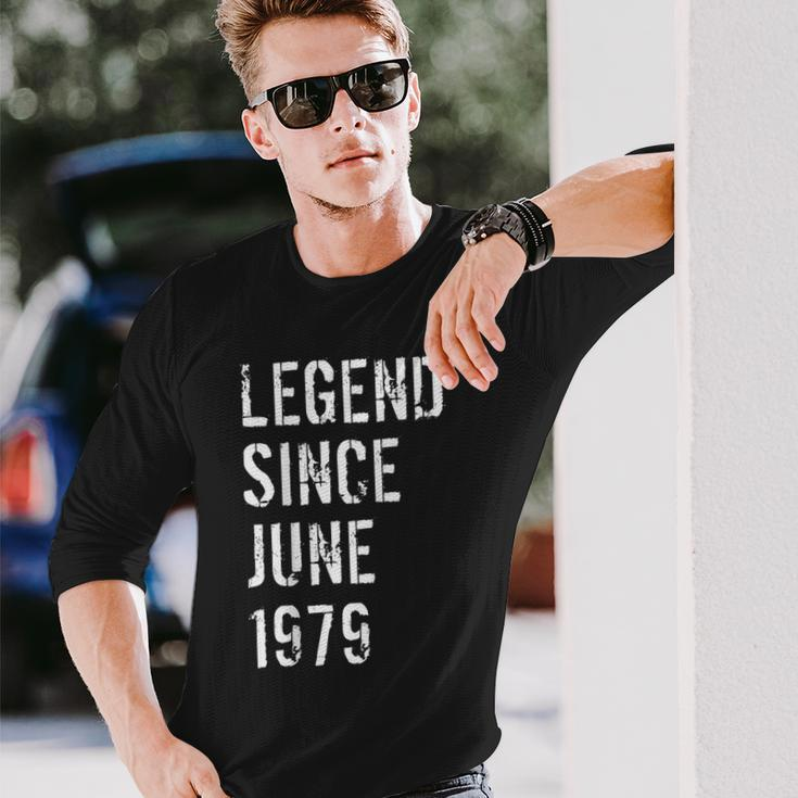 40Th Birthday Legend Since June 1979 Long Sleeve T-Shirt T-Shirt Gifts for Him