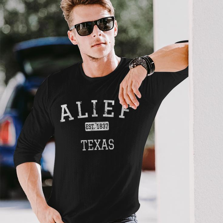 Alief Texas Houston Tx Vintage Long Sleeve Gifts for Him