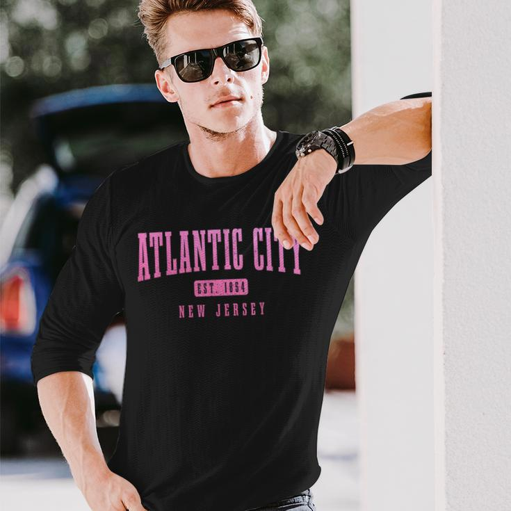 Atlantic City New Jersey Est 1854 Pride Vintage Long Sleeve T-Shirt T-Shirt Gifts for Him