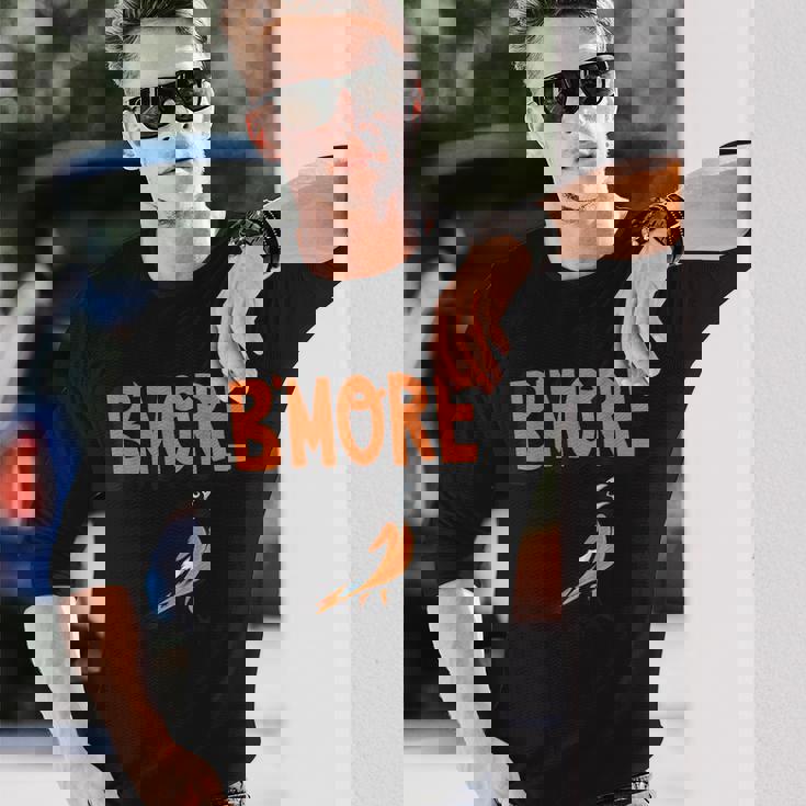 Baltimore Pride Bmore Maryland Md Pride Month Long Sleeve T-Shirt T-Shirt Gifts for Him