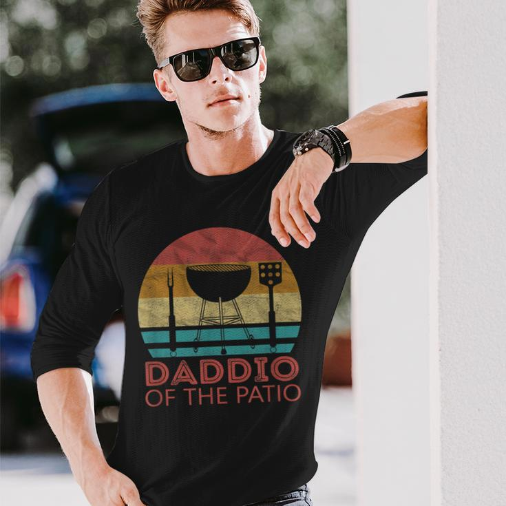 Bbq Daddio Of The Patio Fathers Day Bbq Grill Dad Long Sleeve T-Shirt T-Shirt Gifts for Him