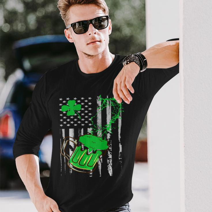 Beer Beer Drinking St Patricks Day Long Sleeve T-Shirt Gifts for Him