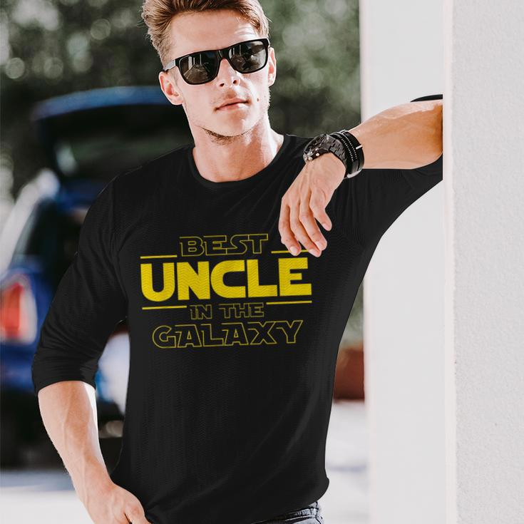 Best Uncle In The Galaxy Uncle Long Sleeve T-Shirt T-Shirt Gifts for Him