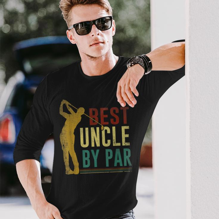 Best Uncle By Par Fathers Day Golf Grandpa Long Sleeve T-Shirt T-Shirt Gifts for Him