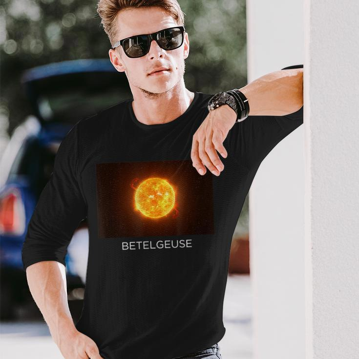 Betelgeuse Giant Star Orion Constellation Galaxy Long Sleeve T-Shirt Gifts for Him