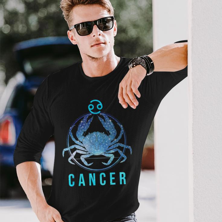 Cancer Zodiac Sign Astrology Birthday Horoscope Lover Long Sleeve T-Shirt T-Shirt Gifts for Him