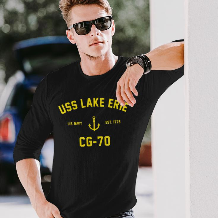 Cg70 Uss Lake Erie Long Sleeve T-Shirt Gifts for Him