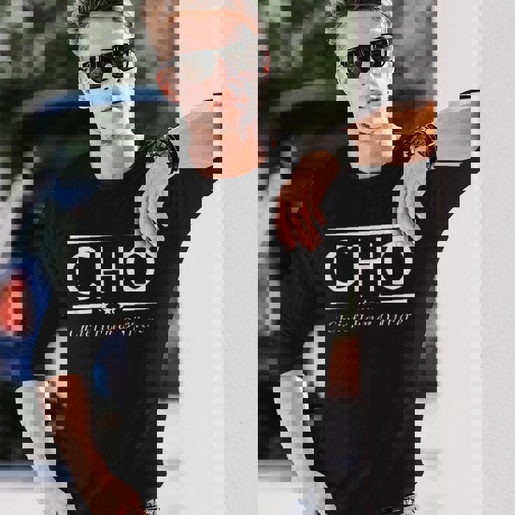 Chief Home Officer Long Sleeve T-Shirt Gifts for Him