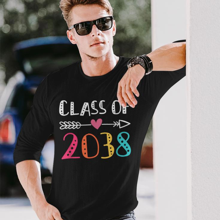 Class Of 2038 Kindergarten Pre K Grow With Me Graduation Long Sleeve T-Shirt T-Shirt Gifts for Him