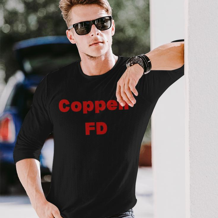 Coppell Old Red Fire Truck Long Sleeve T-Shirt Gifts for Him