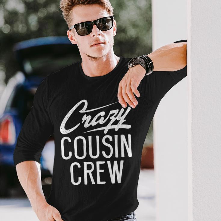 Crazy Cousin Crew Family Matching Christmas Party Long Sleeve T-Shirt Gifts for Him