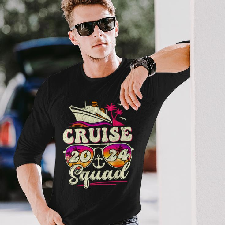 Cruise Squad 2024 Family Vacation Matching Family Group Long Sleeve Gifts for Him