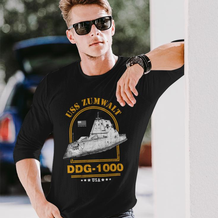 Ddg-1000 Uss Zumwalt Long Sleeve T-Shirt Gifts for Him