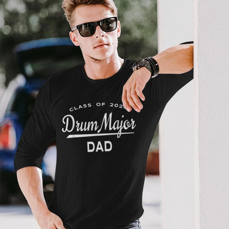 Drum Major Dad Class 2024 Marching Band Long Sleeve T-Shirt T-Shirt Gifts for Him