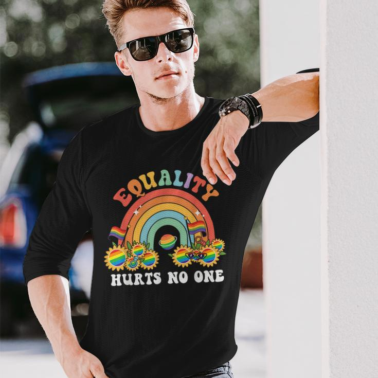 Equality Hurts No One Lgbt Pride Gay Pride Long Sleeve T-Shirt T-Shirt Gifts for Him