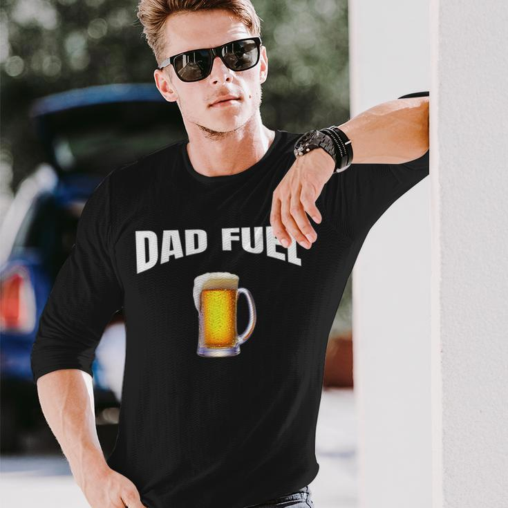 Fathers Day Birthday Great Idea Dad Fuel Fun Long Sleeve T-Shirt Gifts for Him