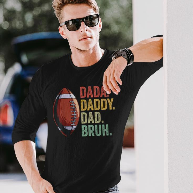 Fathers Day Dada Daddy Dad Bruh Long Sleeve T-Shirt Gifts for Him