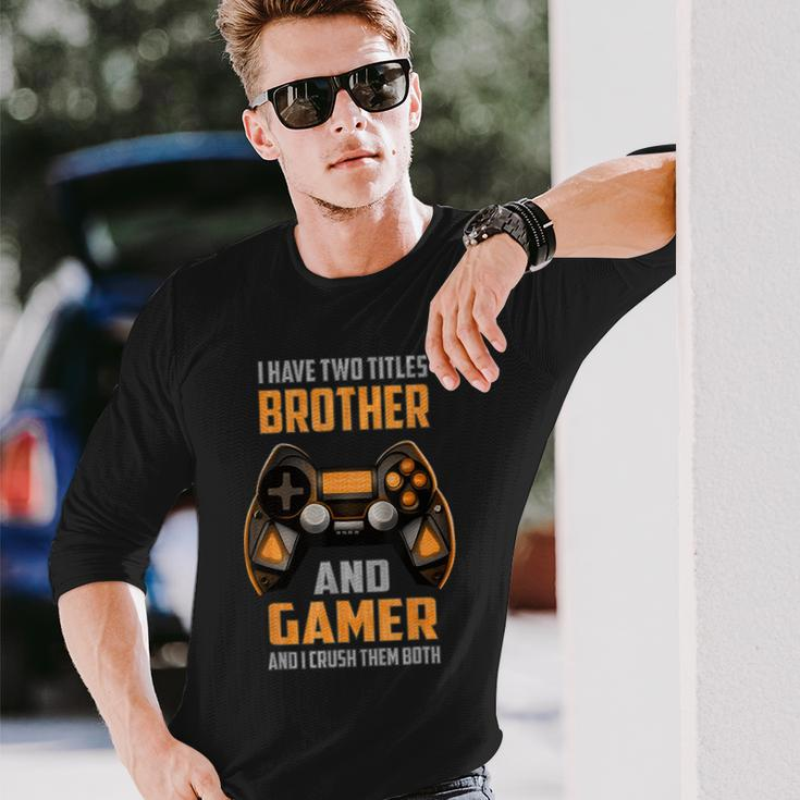 Gamer For Brother Ns Boys Video Gaming Long Sleeve Gifts for Him