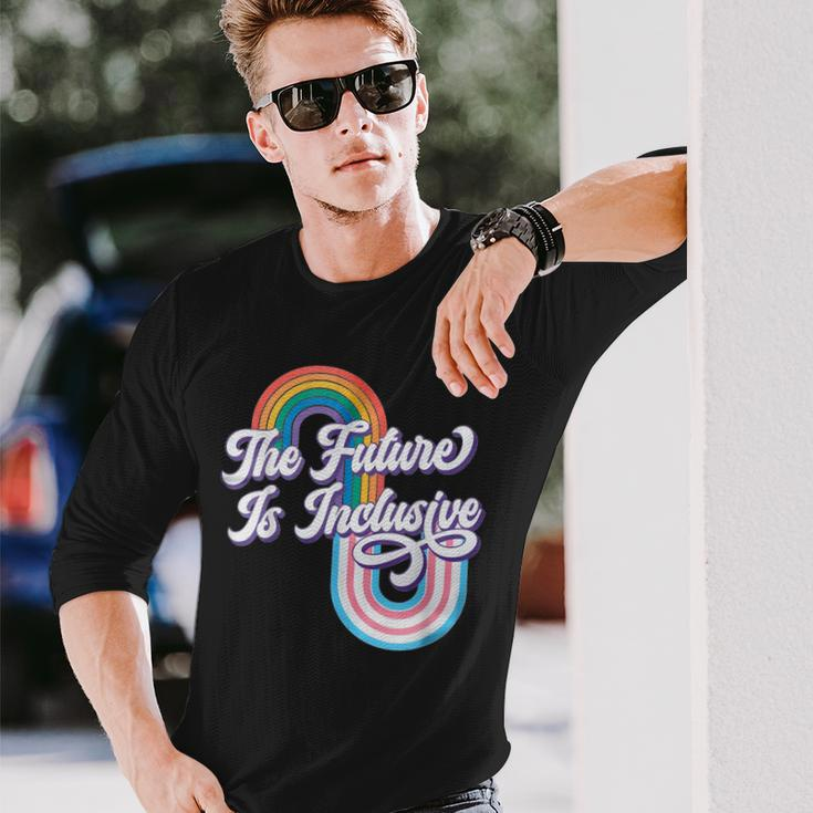 The Future Inclusive Lgbt Rights Transgender Trans Pride Long Sleeve T-Shirt Gifts for Him