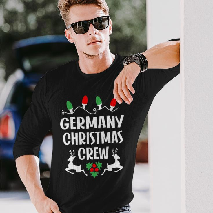 Germany Name Christmas Crew Germany Long Sleeve T-Shirt Gifts for Him