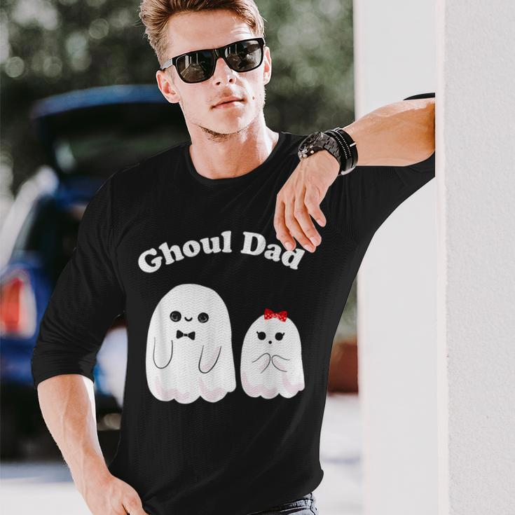 Ghoul Dad Daddy Ghost Father Halloween Costume Long Sleeve T-Shirt Gifts for Him