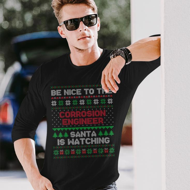For Corrosion Engineer Corrosion Engineer Ugly Sweater Long Sleeve T-Shirt Gifts for Him