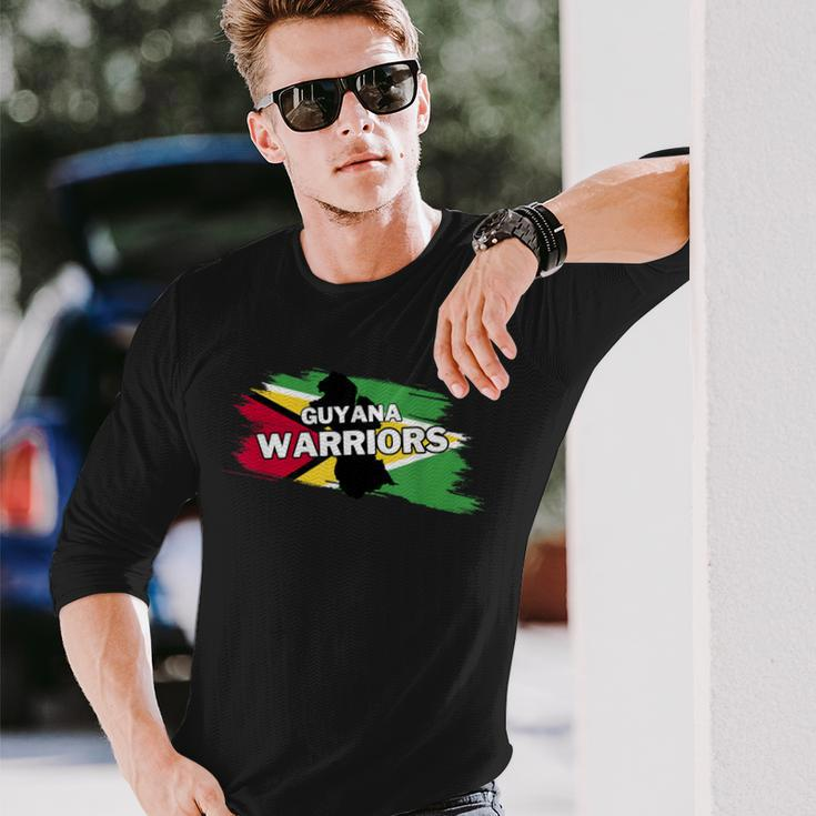 Guyana Warriors Cricket Long Sleeve T-Shirt Gifts for Him