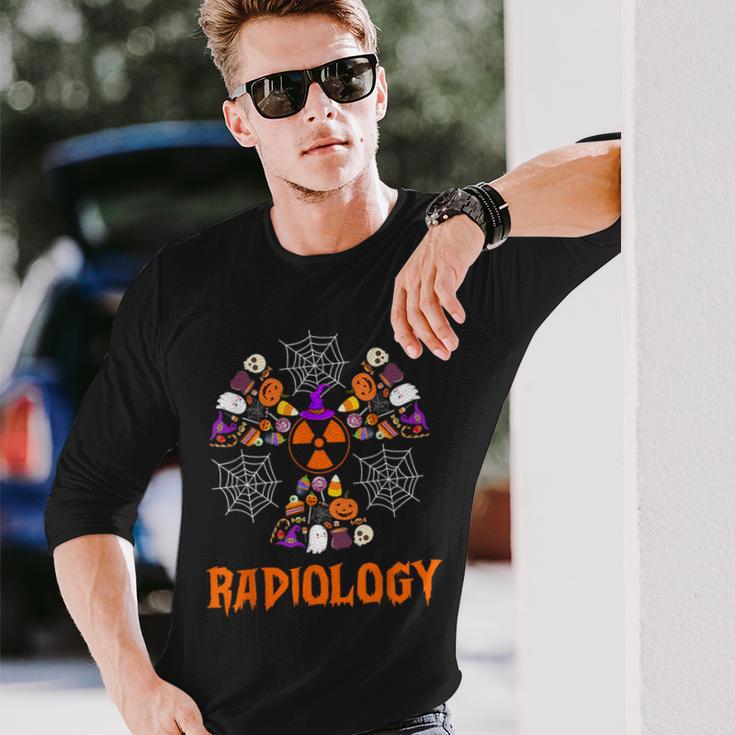 Halloween Radiology X-Ray Tech Radiology Department Long Sleeve T-Shirt Gifts for Him