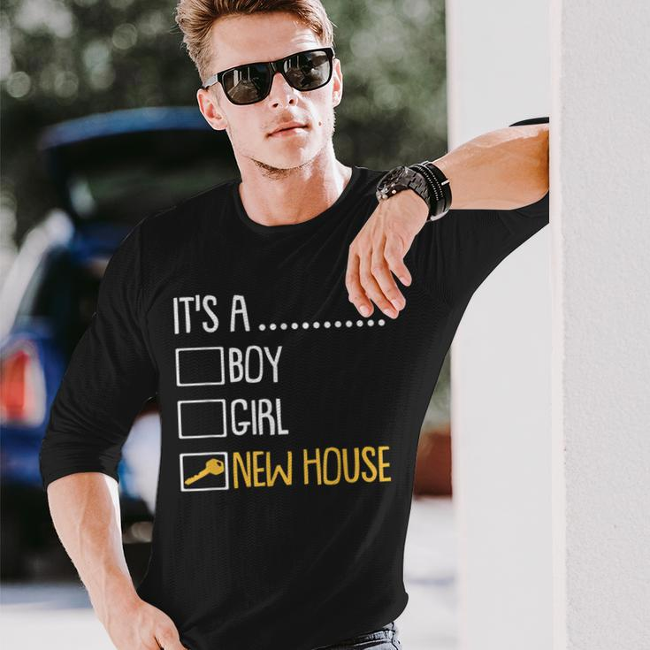House Homeowner Housewarming Party New House Long Sleeve T-Shirt Gifts for Him