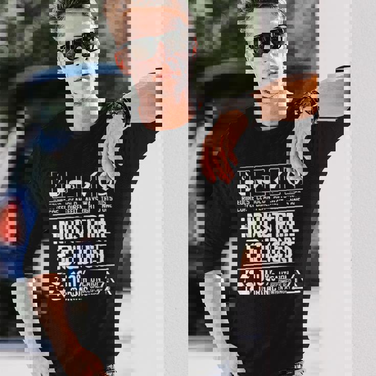 Industrial Ecologist Job Title Quote Coworker Job Long Sleeve T-Shirt Gifts for Him