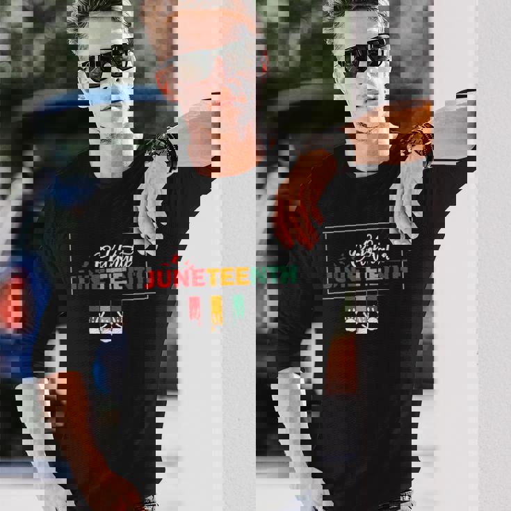 Junenth Celebrate Quote African American Cool Junenth Long Sleeve T-Shirt Gifts for Him Junenth Celebrate Quote African American Cool Junenth Long Sleeve T-Shirt Gifts for Him