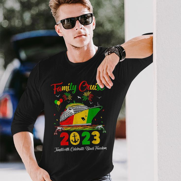 Junenth Cruise Vacation Trip 2023 Long Sleeve T-Shirt Gifts for Him