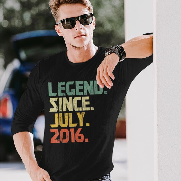 Legend Since July 2016 Born In 2016 Long Sleeve T-Shirt Gifts for Him