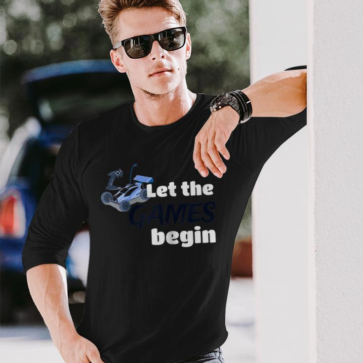 Let The Games Begin Racers Car Sports Buggy Long Sleeve T-Shirt T-Shirt Gifts for Him
