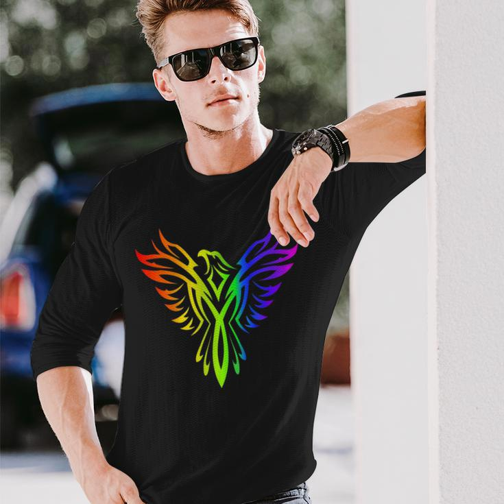 Lgbt Gay Lesbian Pride Phoenix Long Sleeve T-Shirt T-Shirt Gifts for Him