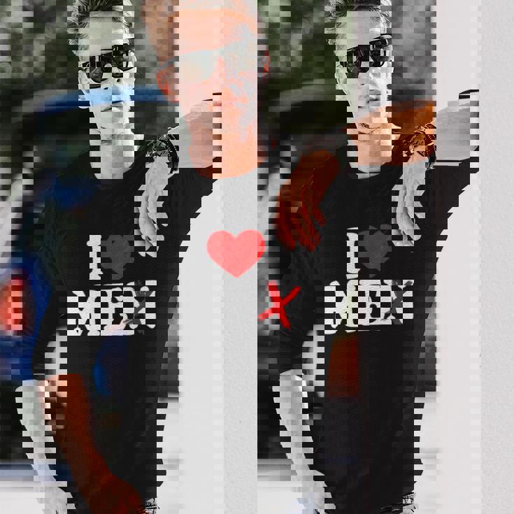 I Love Without The N Heart With N Crossed Out Long Sleeve T-Shirt Gifts for Him