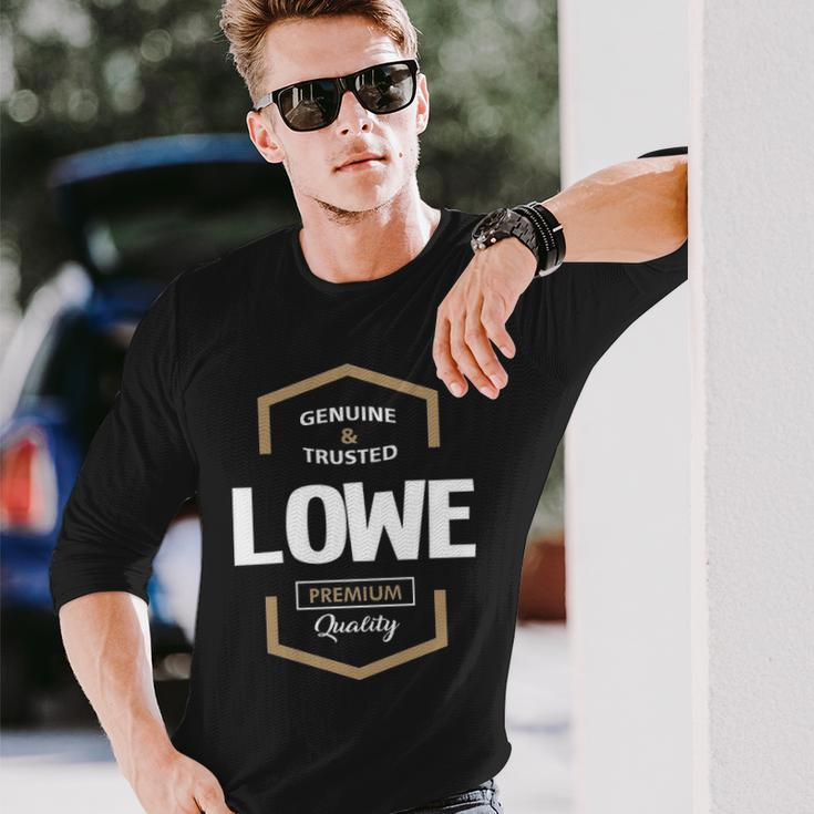 Lowe Name Lowe Quality Long Sleeve T-Shirt Gifts for Him
