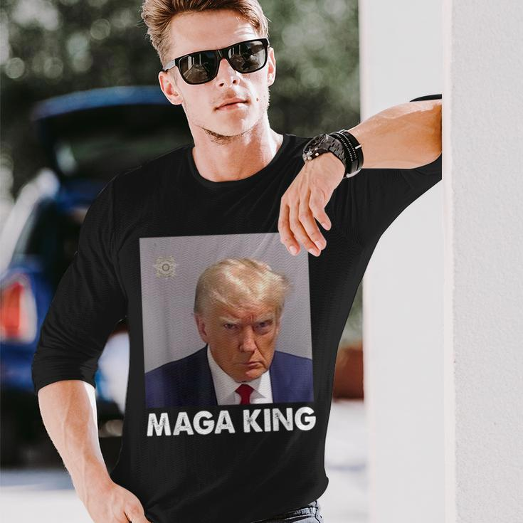 Maga King Trump Never Surrender Long Sleeve T-Shirt Gifts for Him