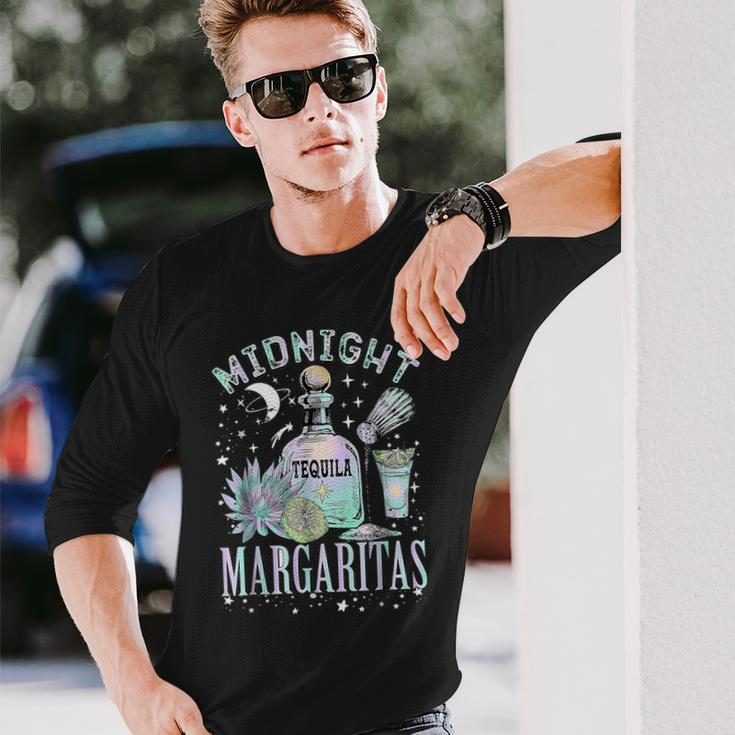 Midnight Margaritas Practical Magic Halloween Cocktails Long Sleeve T-Shirt Gifts for Him