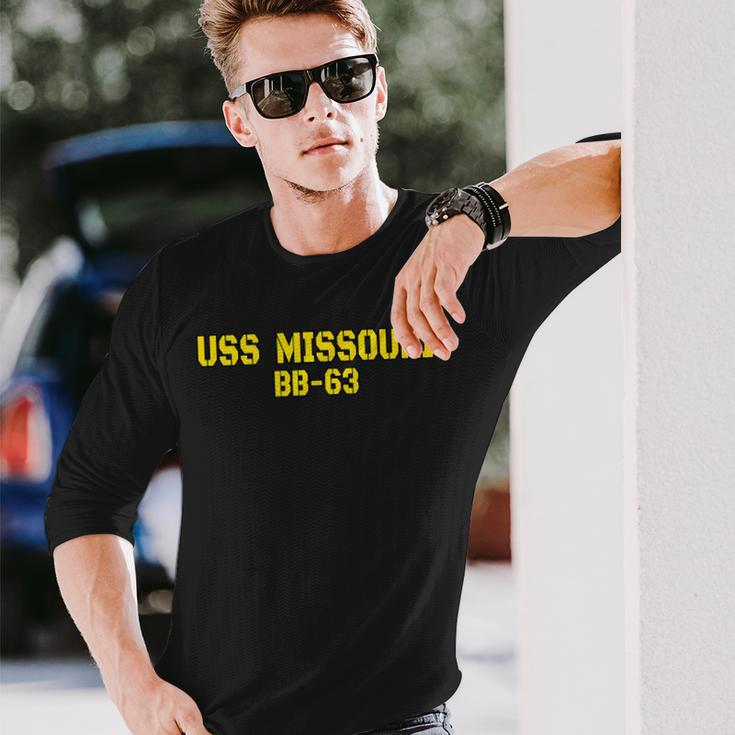 Missouri Veterans Day Memorial Day Father Grandpa Dad Son Long Sleeve T-Shirt T-Shirt Gifts for Him