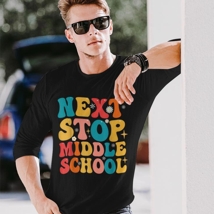 Next Stop Middle School Graduate 5Th Grade Graduation Long Sleeve T-Shirt T-Shirt Gifts for Him