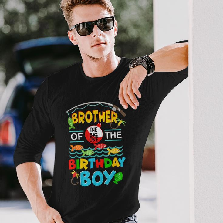 O Fish Ally One Birthday Outfit Brother Of The Birthday Boy Long Sleeve T-Shirt T-Shirt Gifts for Him